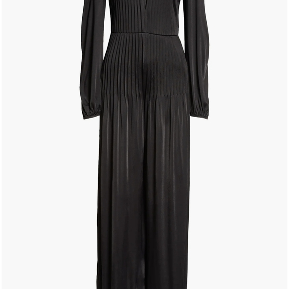 FARM Rio Black Ribbed Jumpsuit - Picture 5 of 9
